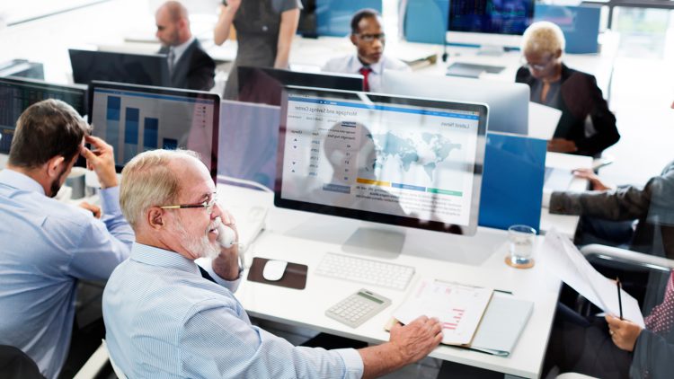 Business Team Finance Stock Exchange Busy Cocnept